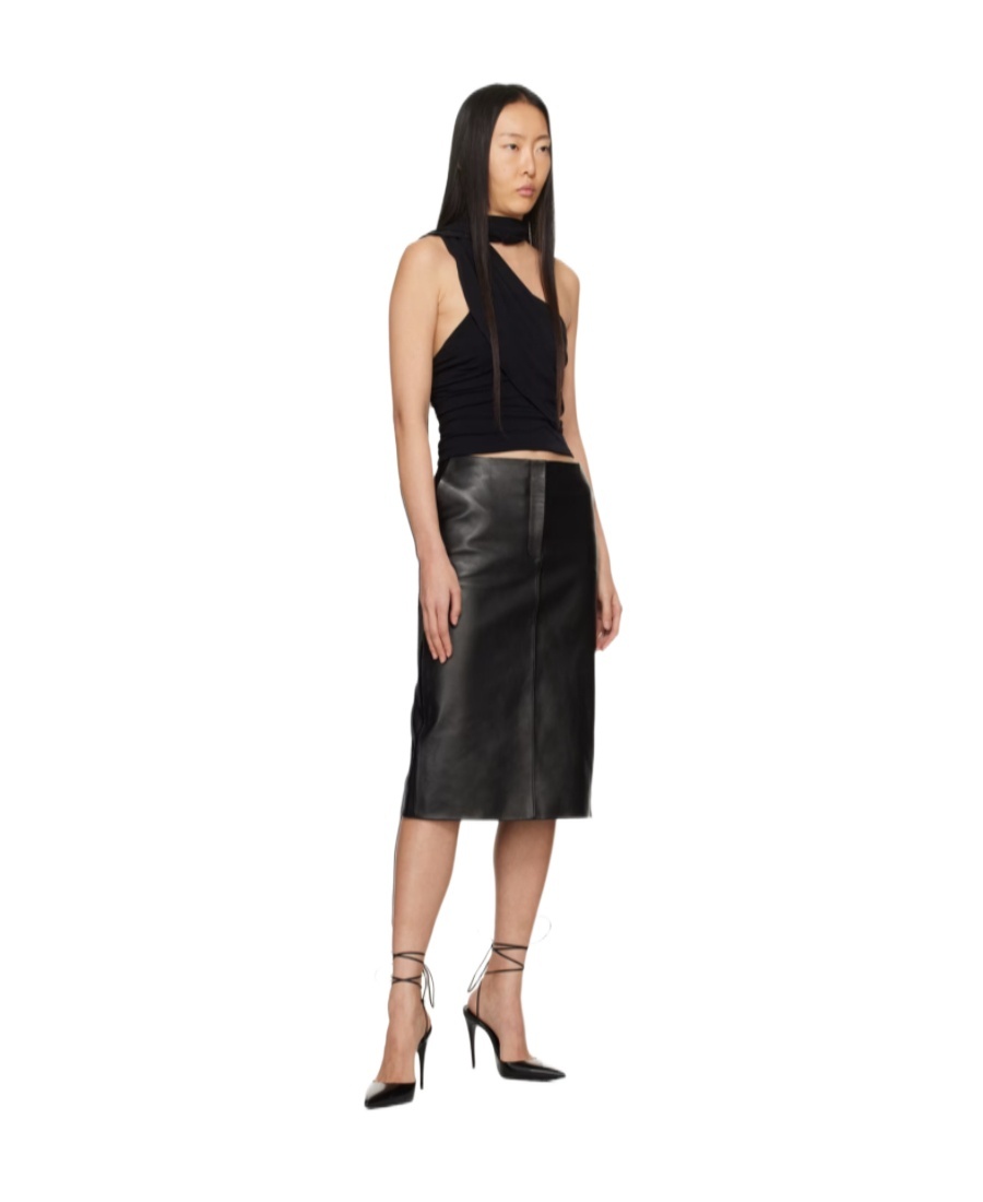 MAGDA BUTRYM SCARF-NECK ASYMMETRIC TANK TOP