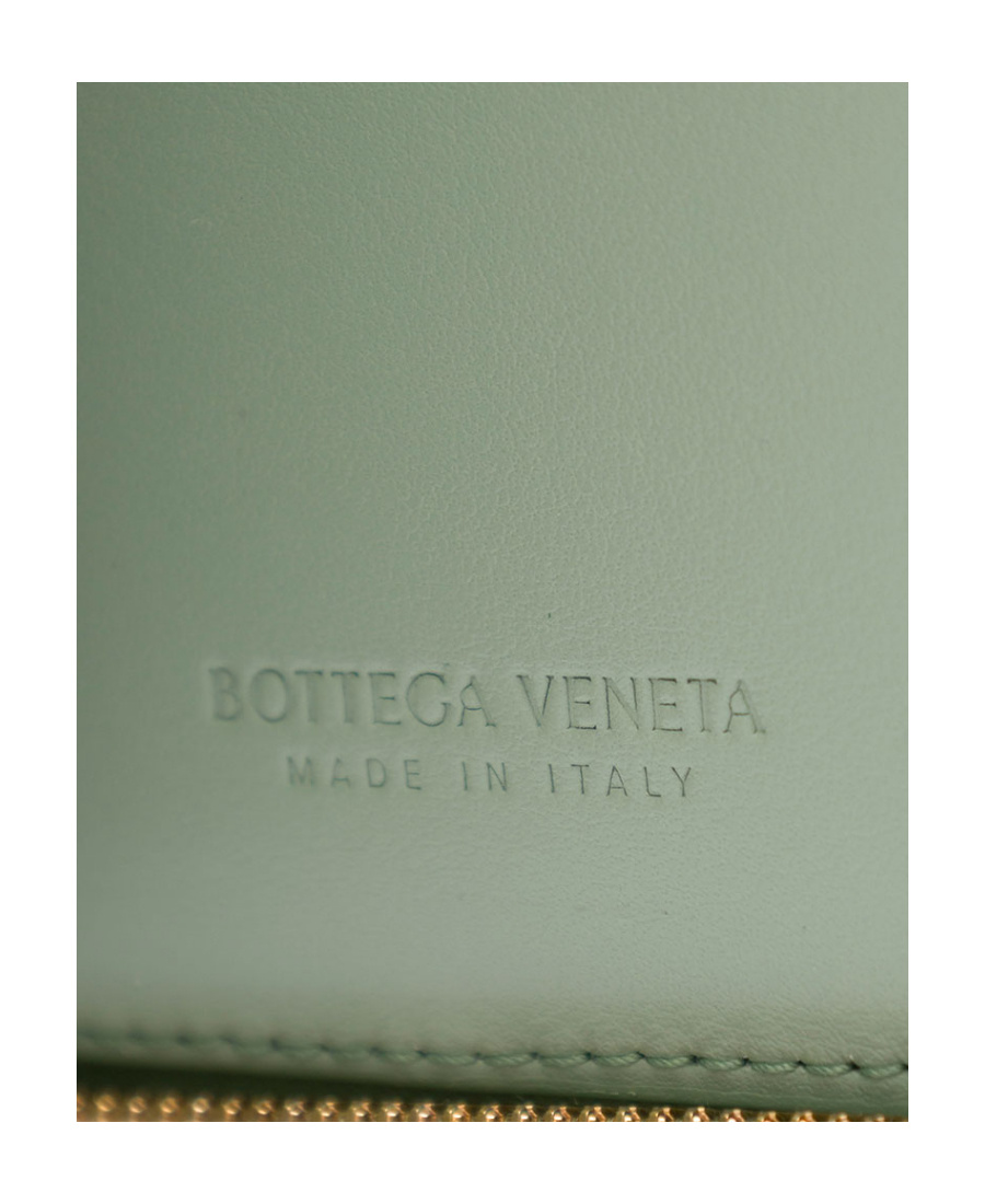 Bottega Veneta Full Zipper Wallet In Green