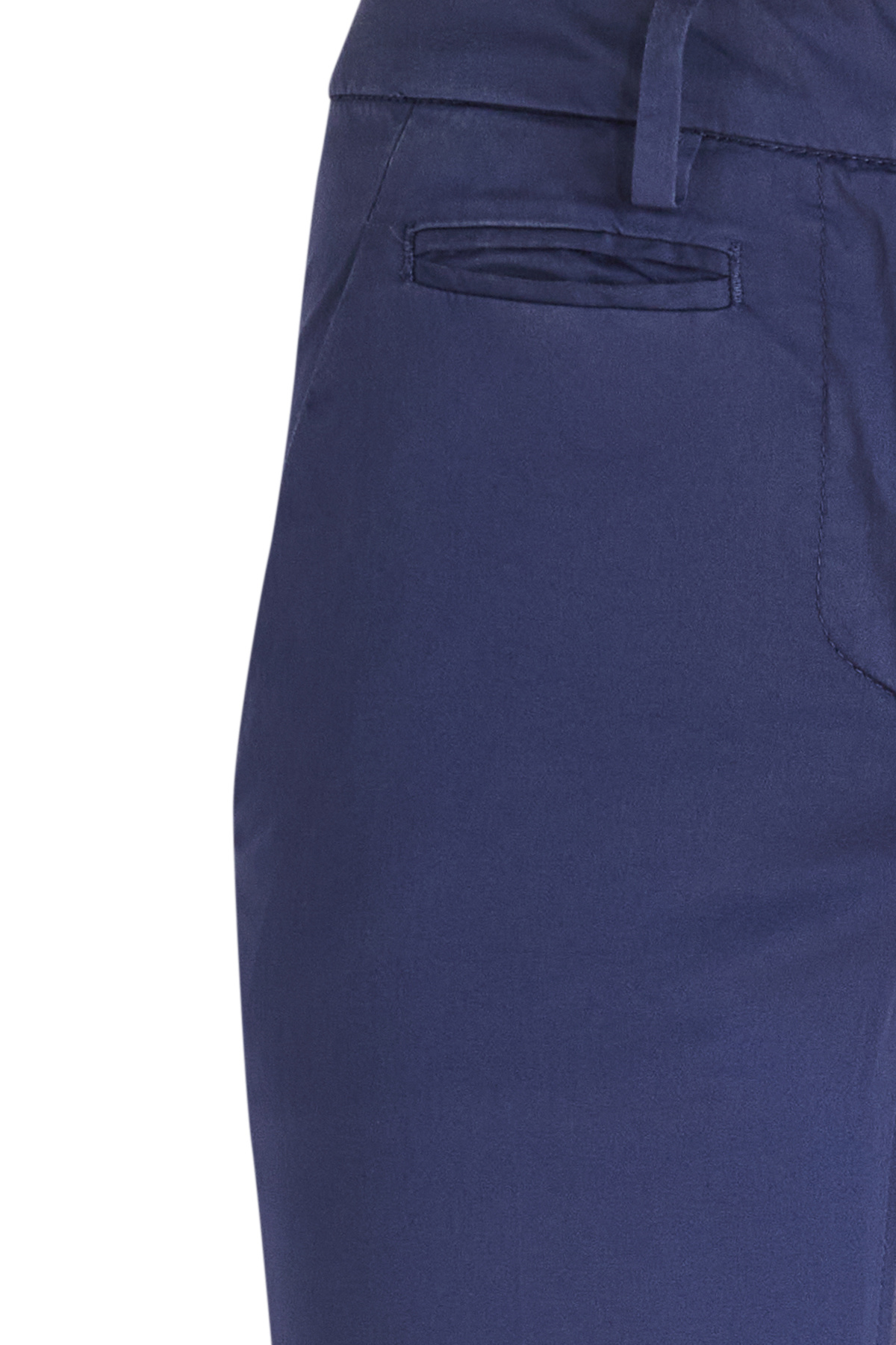 Dondup Cotton Trousers With Belt Loops And Pockets In Blue
