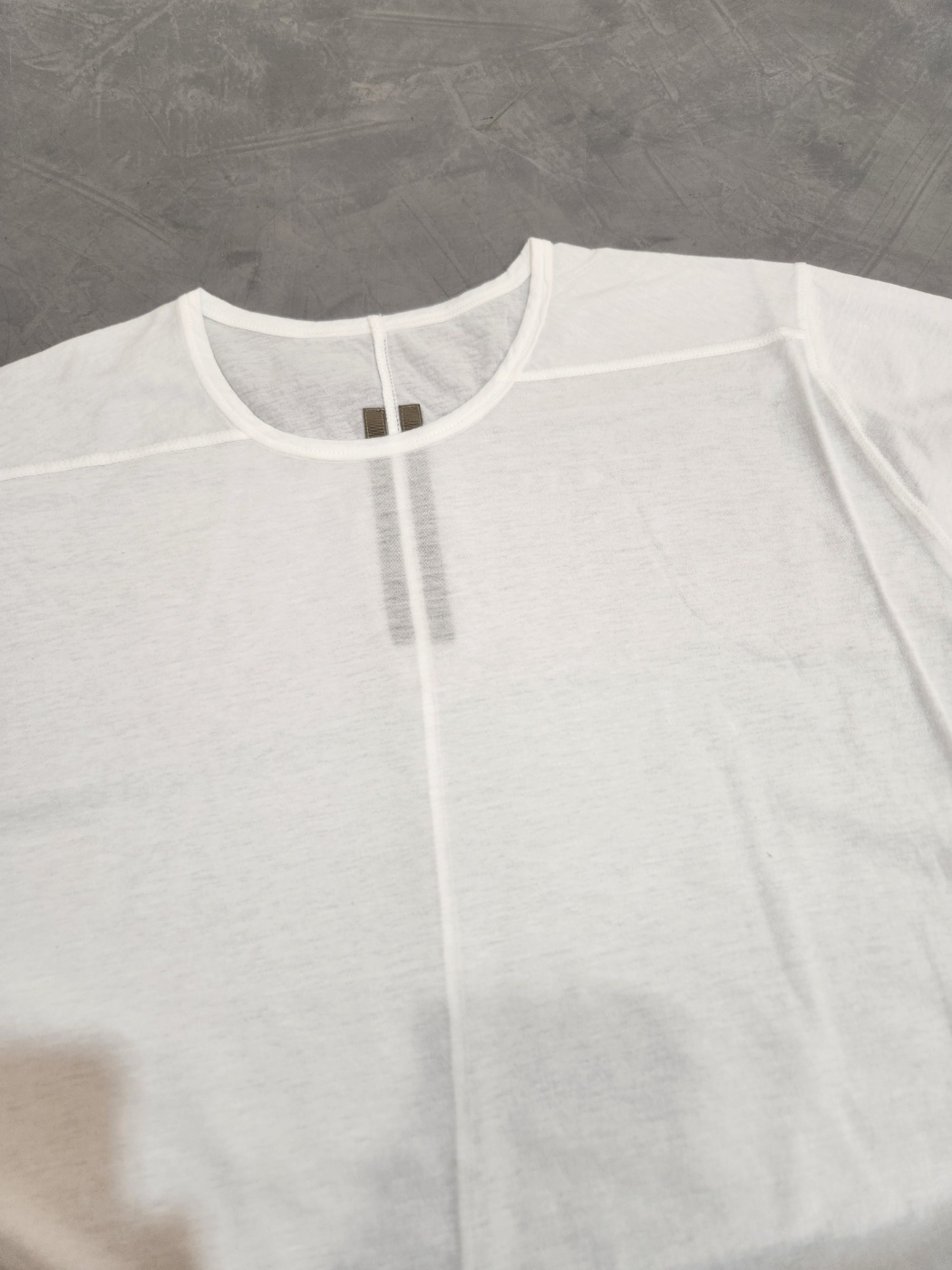 Rick Owens Drkshdw Long-sleeved T-shirt In White