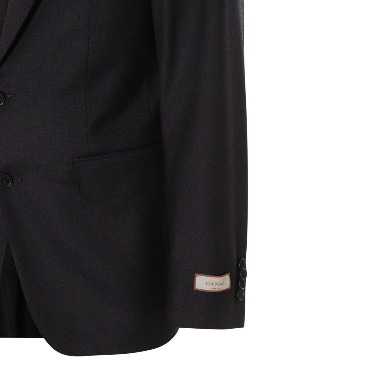 Canali Wool Two-piece Tuxedo Suit In Blue