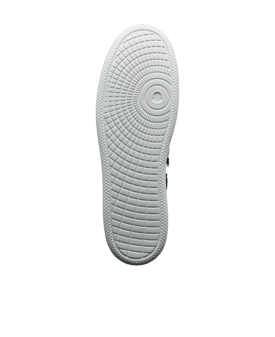 Moncler Logo-print Lace-up Sneakers In Black