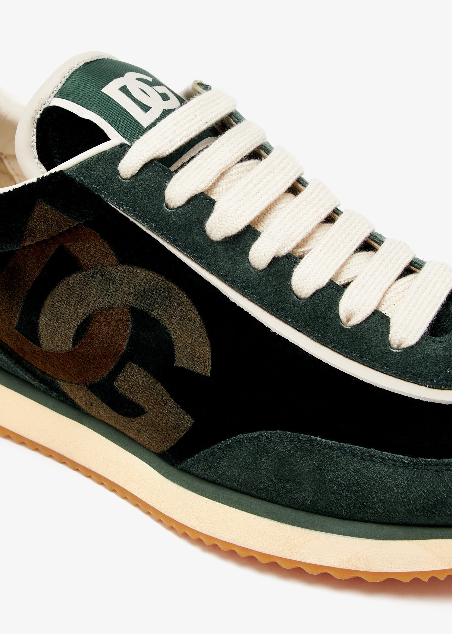 DOLCE & GABBANA DOLCE  GABBANA ROUND TOE DG CUSHION SNEAKERS