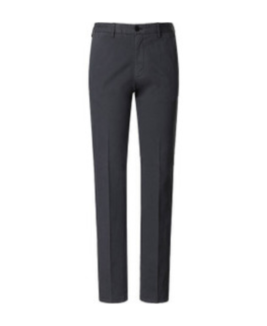 Zegna Logo Details Casual Pants In Black