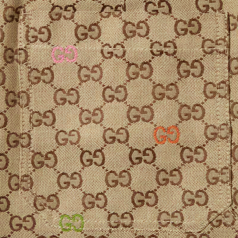 Gucci Gg Fabric Bermuda Shorts In Multi