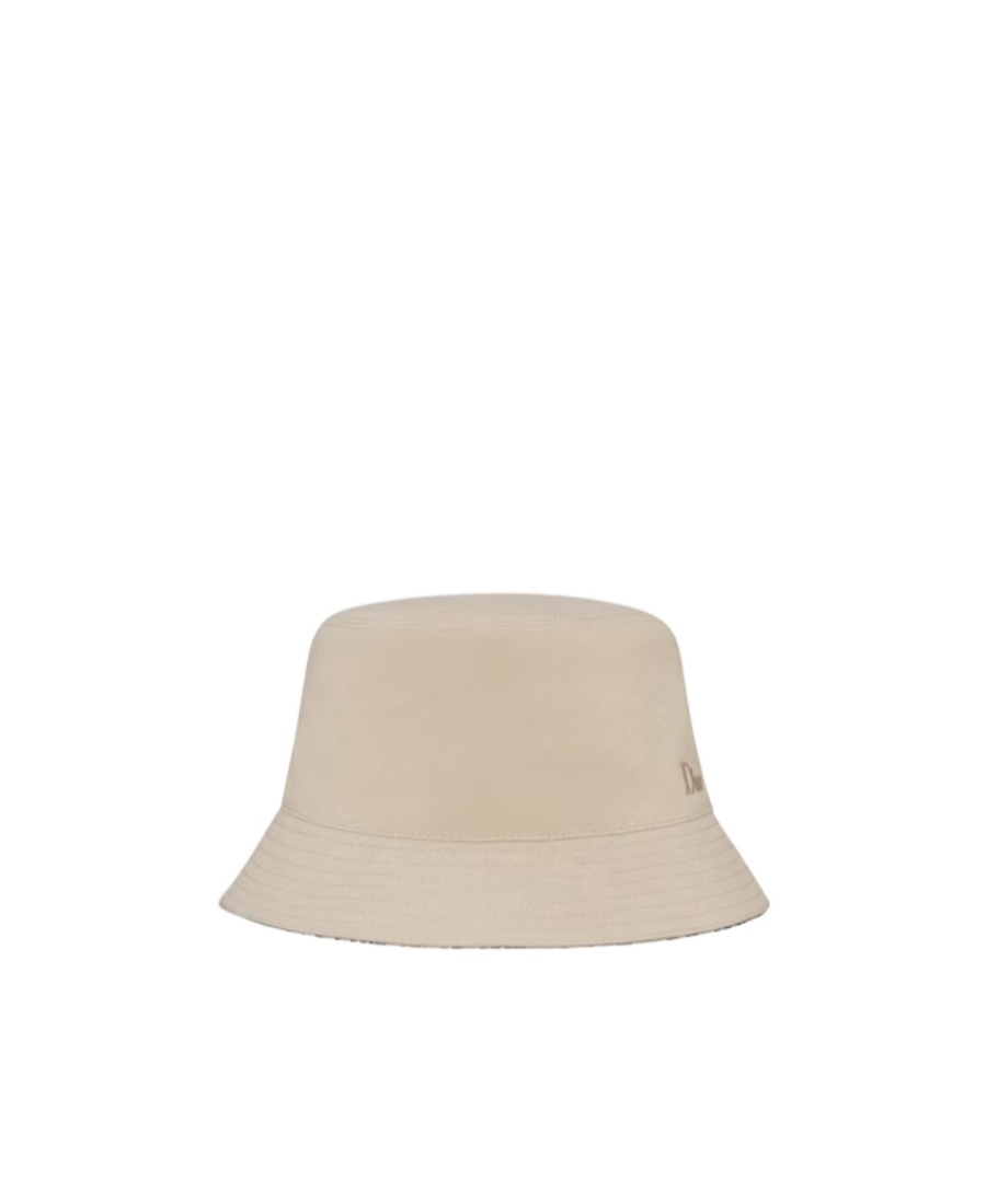Dior Homme Logo Embroidered Reversible Hat In Nude