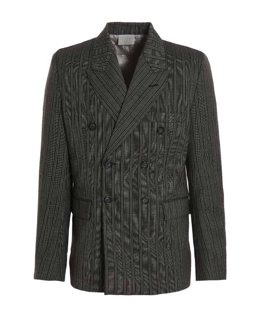 Shop Vtmnts V-neck Suit Jacket In Black