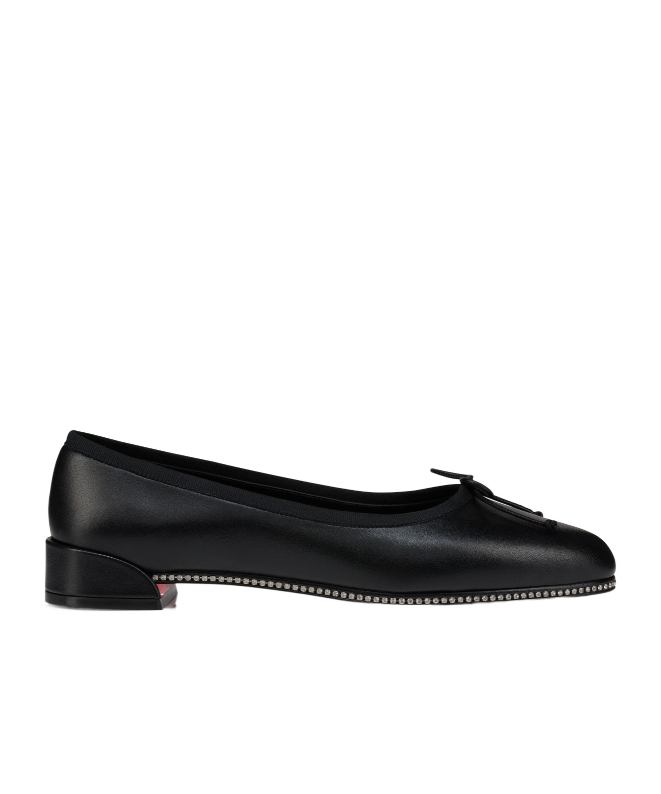 Christian Louboutin Sweetie Strass Ballet Flats In Black