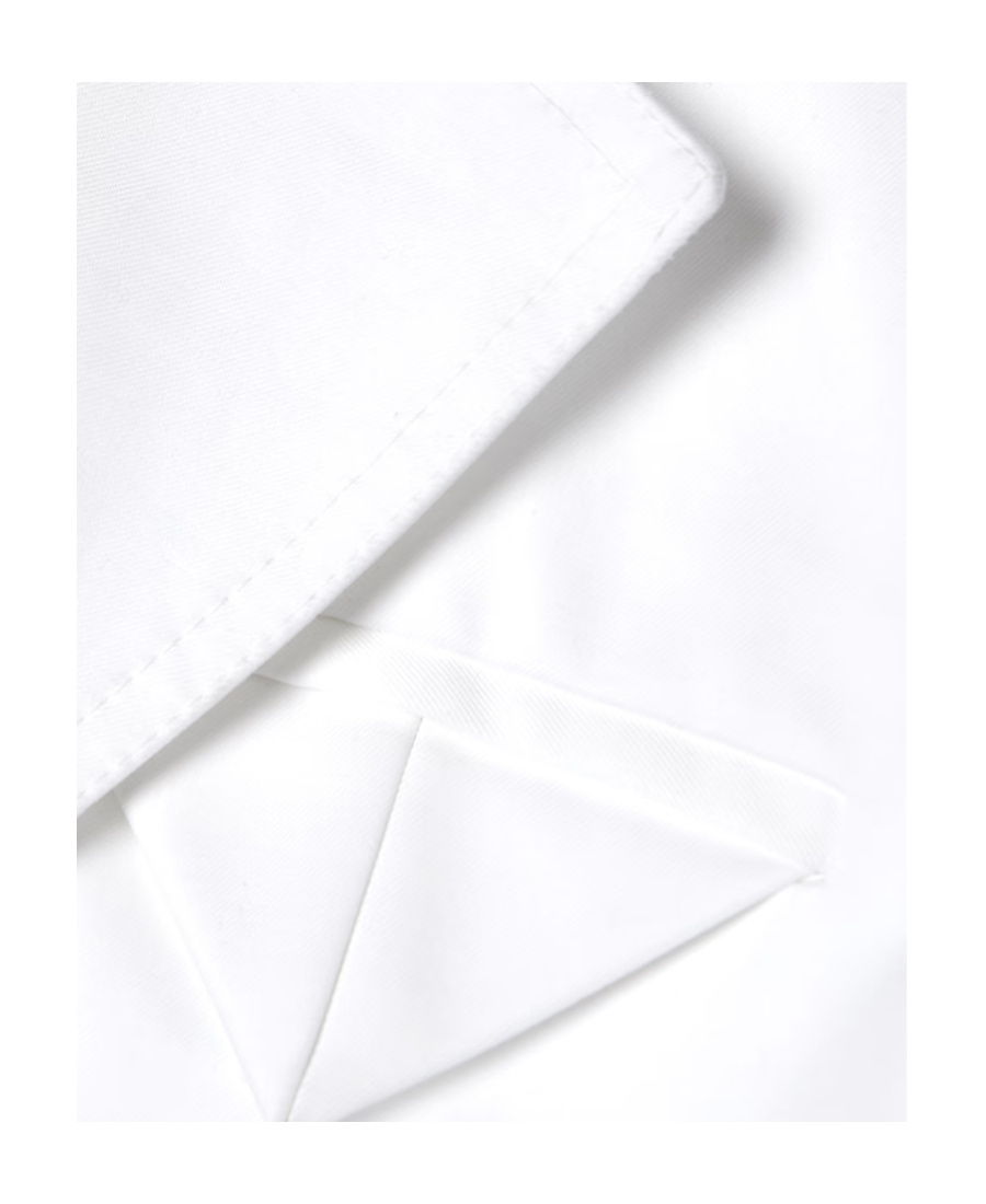 Bottega Veneta Single-breasted Cotton Blazer In White