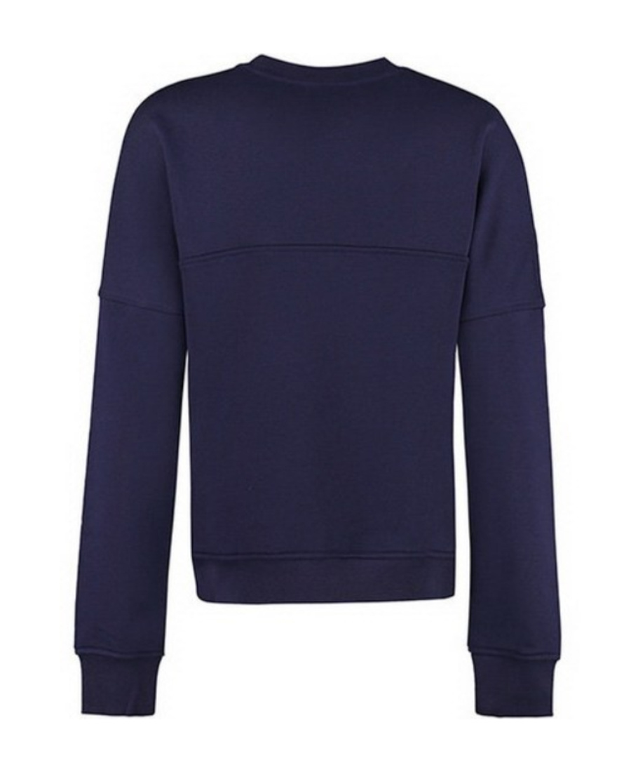 Moschino Logo Details Sweater In Blue
