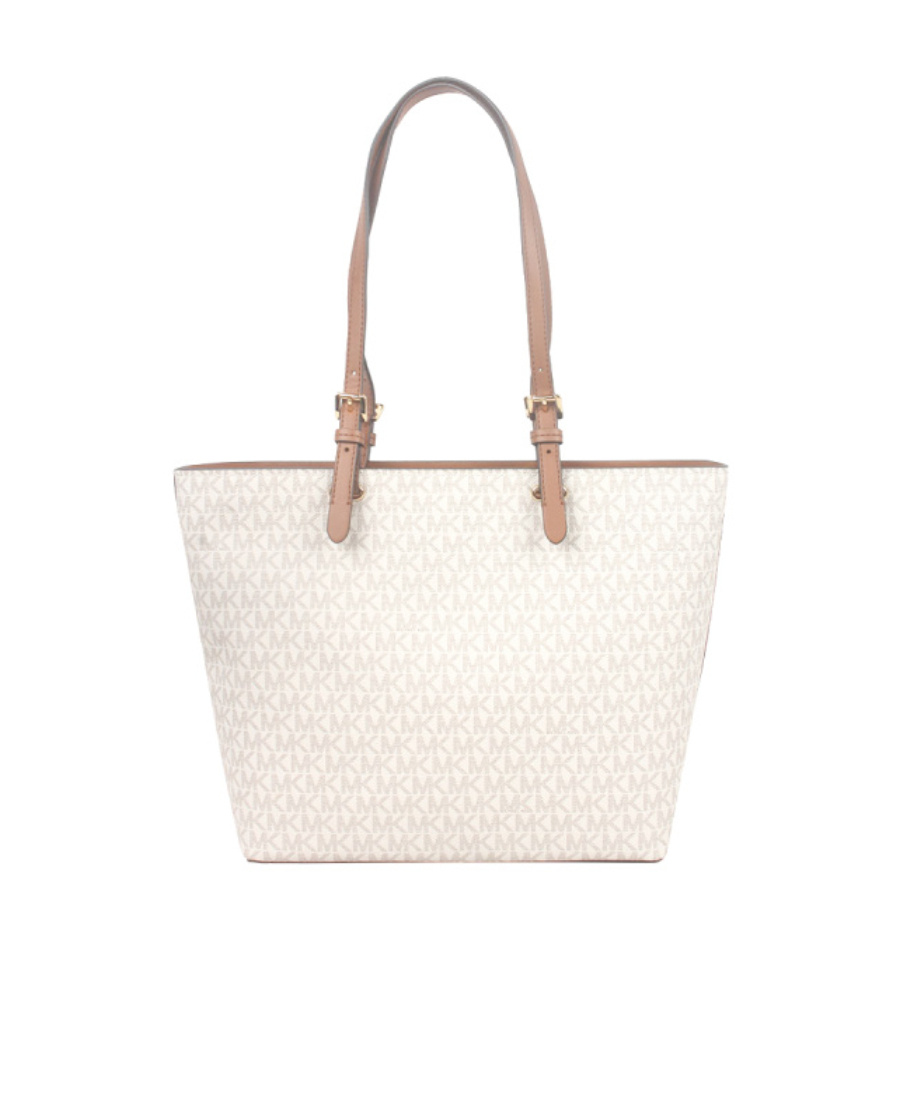 Michael Kors Collision Color Shoulder Strap Medium Size Single Shoulder Bag In White