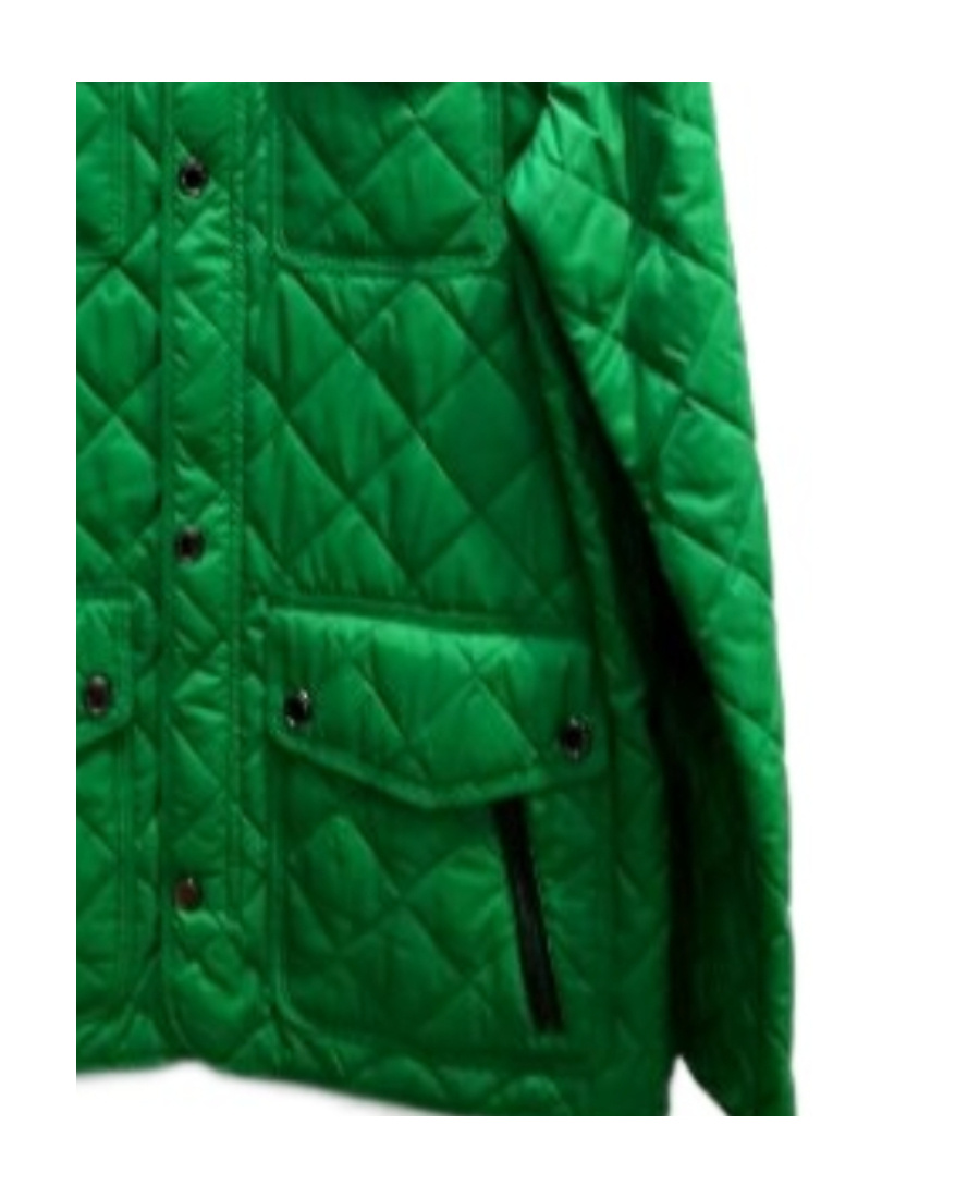 Paul & Shark High-necked Quilted Casual Jacket In Green