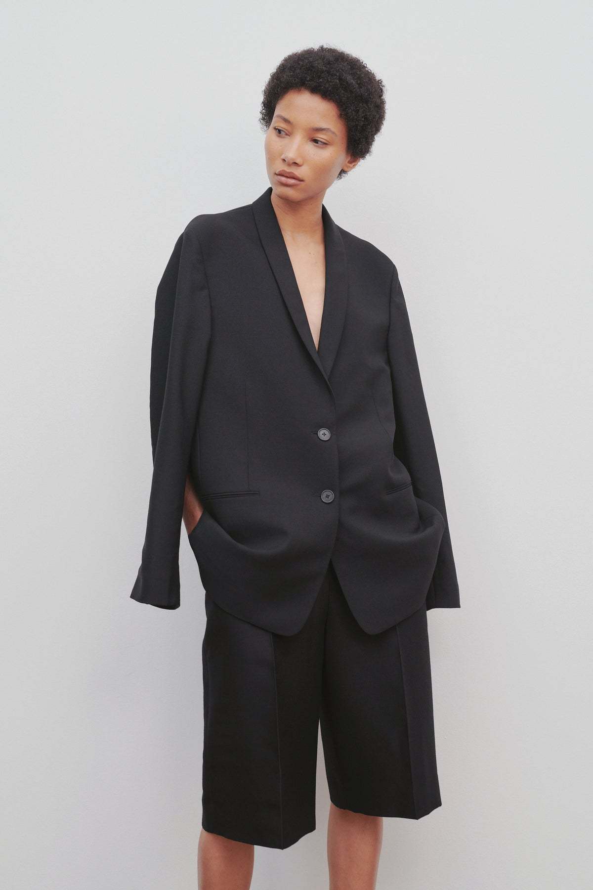 The Row Cowal Cut-out Blazer In Black