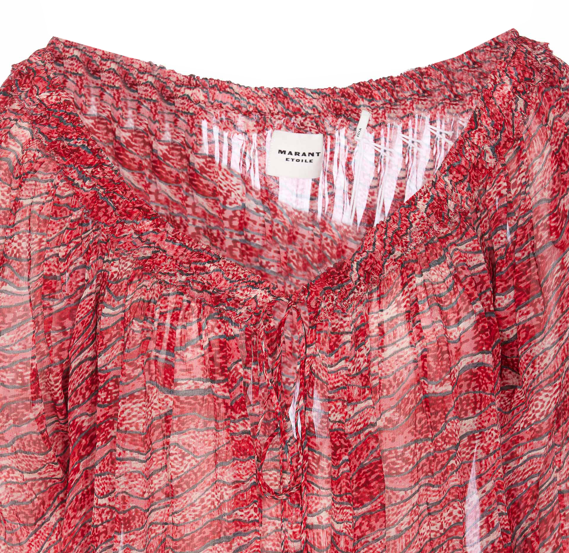 Shop Isabel Marant Étoile Vutti Blouse In Red