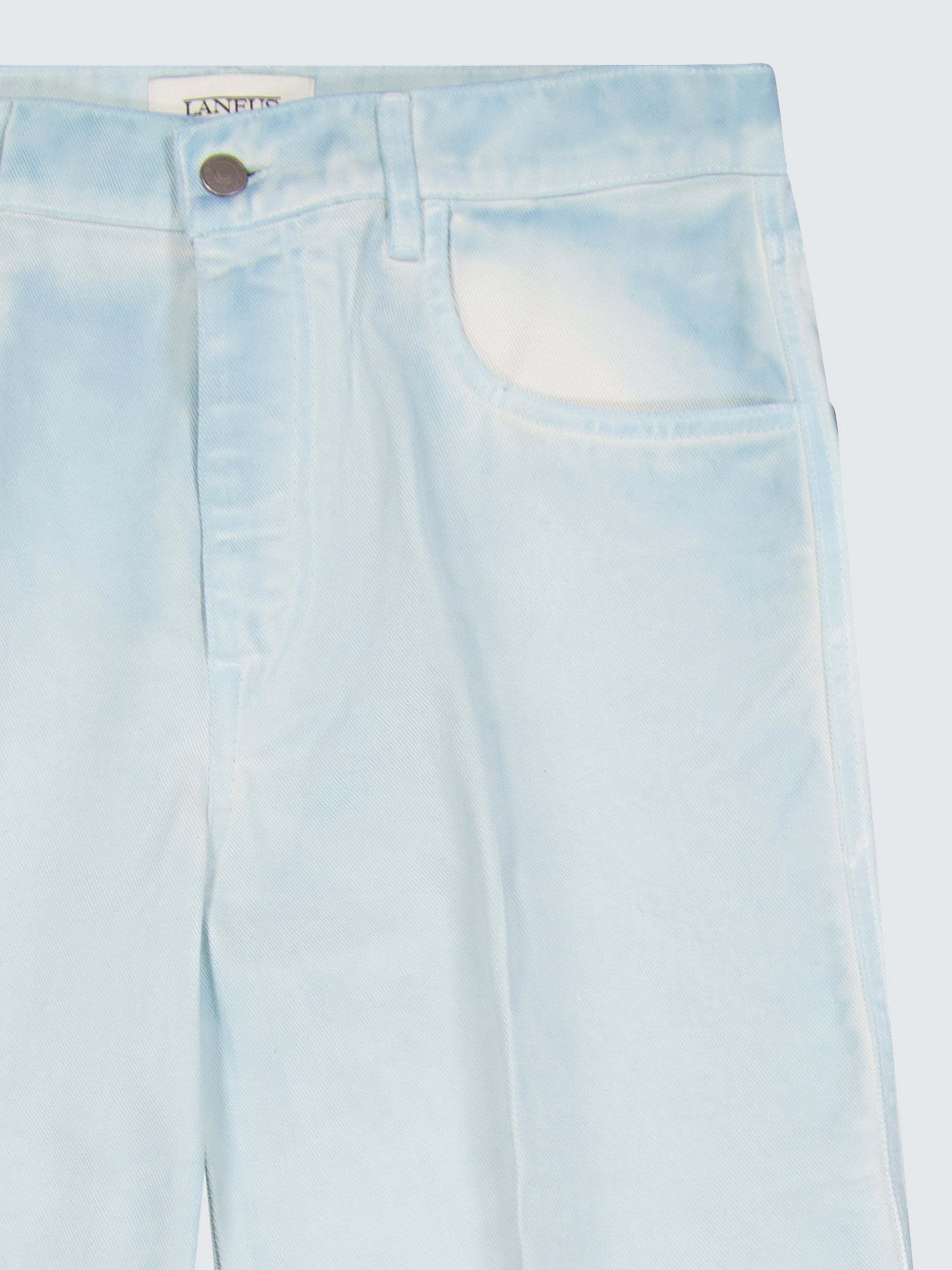 LANEUS GABARDINE BAGGY JEANS