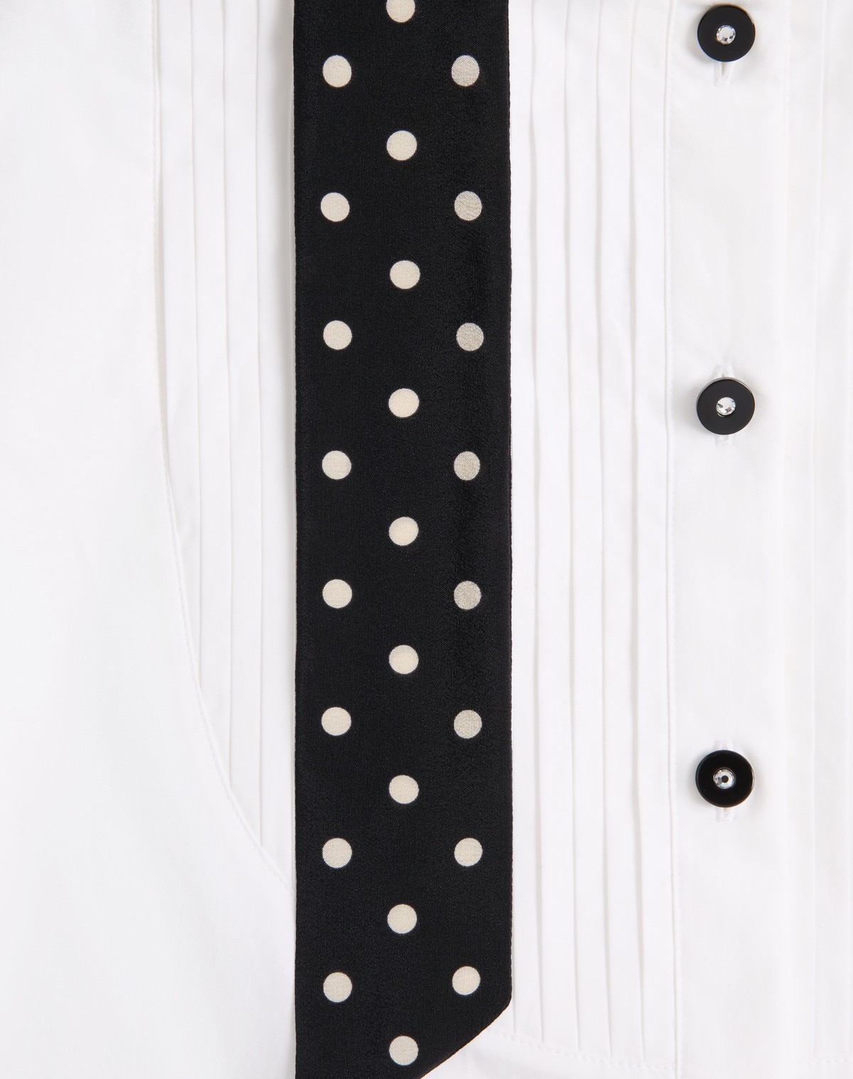 Valentino Cotton Popeline Shirt In White