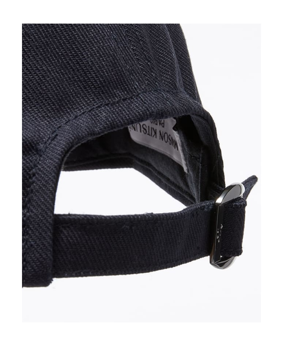 Maison Kitsuné Printed Hat In Black
