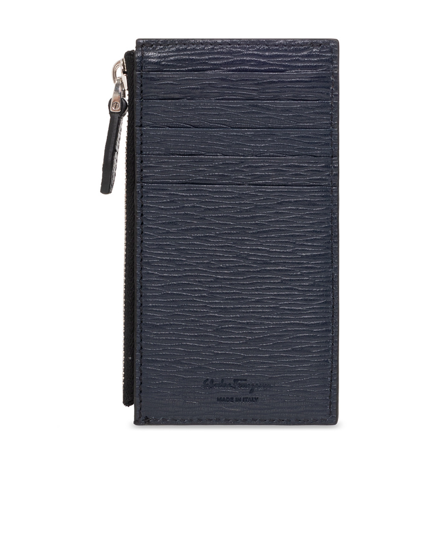 Ferragamo Logo Card Pack In Blue