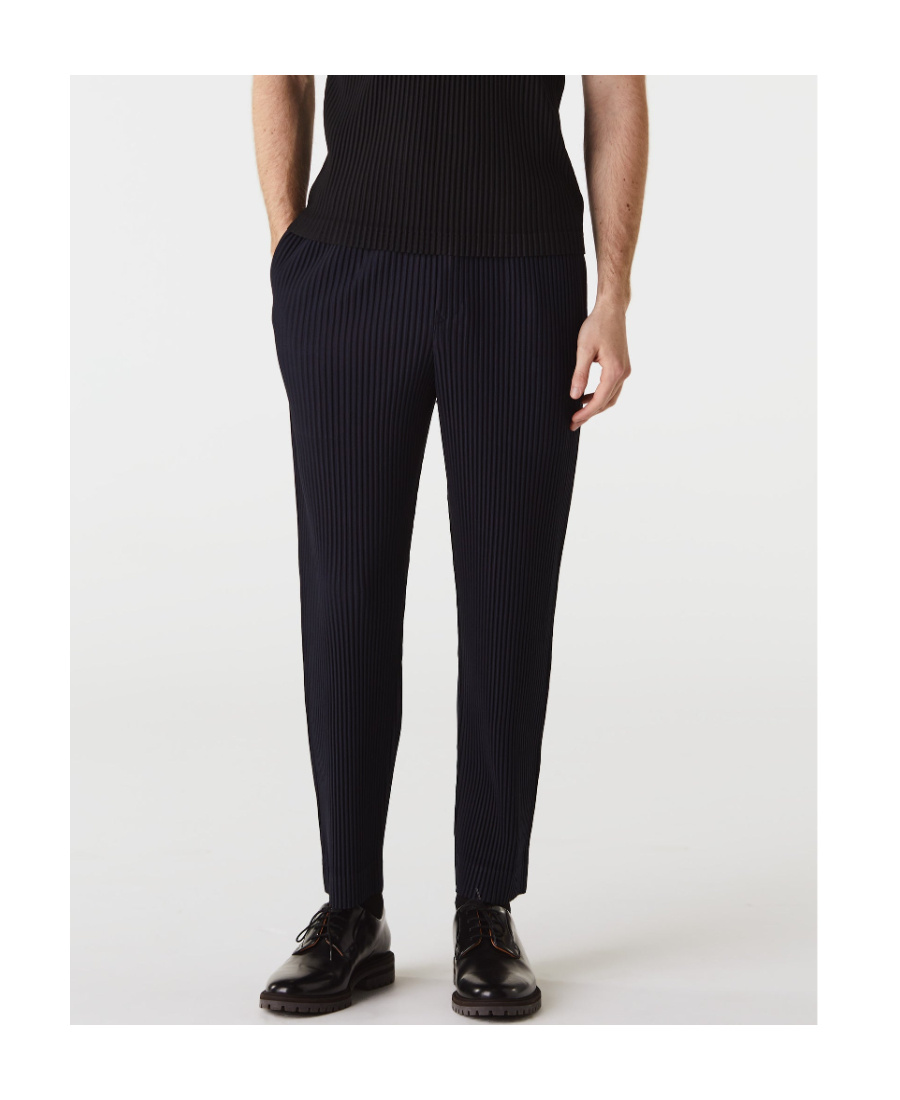 ISSEY MIYAKE PLEATED TAPERED TROUSERS