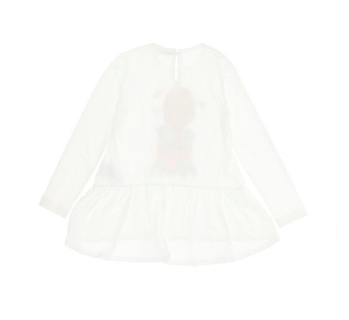 Monnalisa T-shirts And Polos White In White