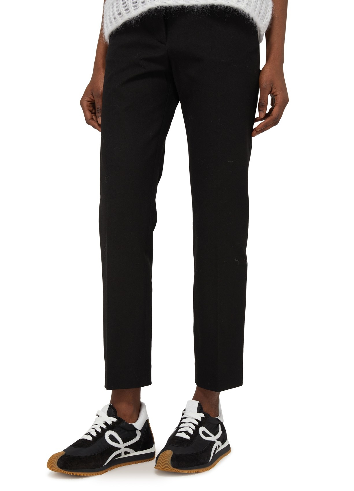 Loewe Flow Runner Low-cut Sneakers In Black