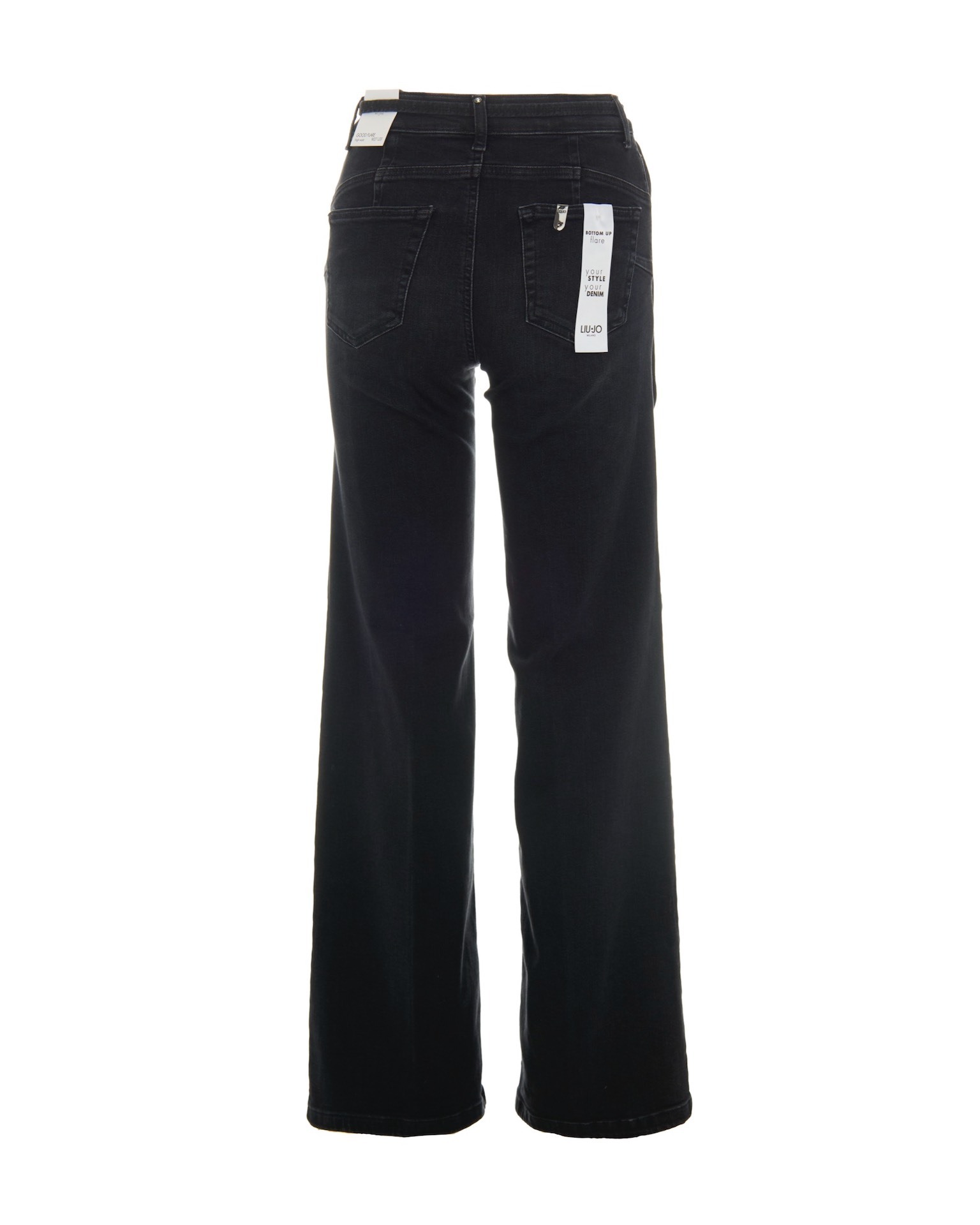 Liu •jo Belt-loop Detail Jeans In Black
