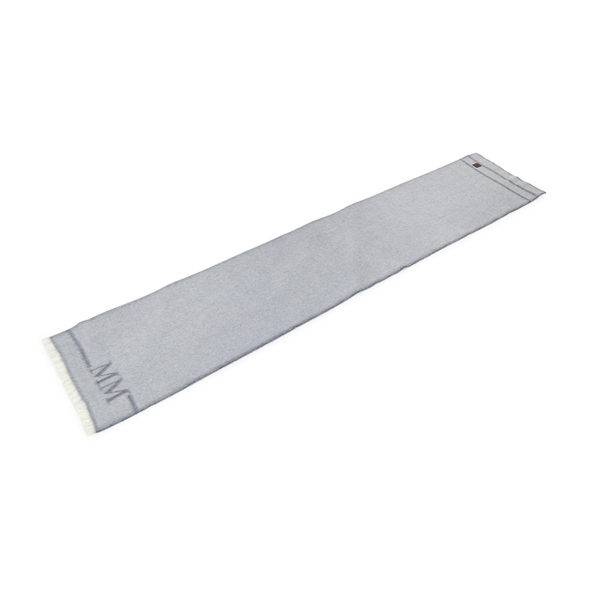 Max Mara Rectangular Scarf In Gray