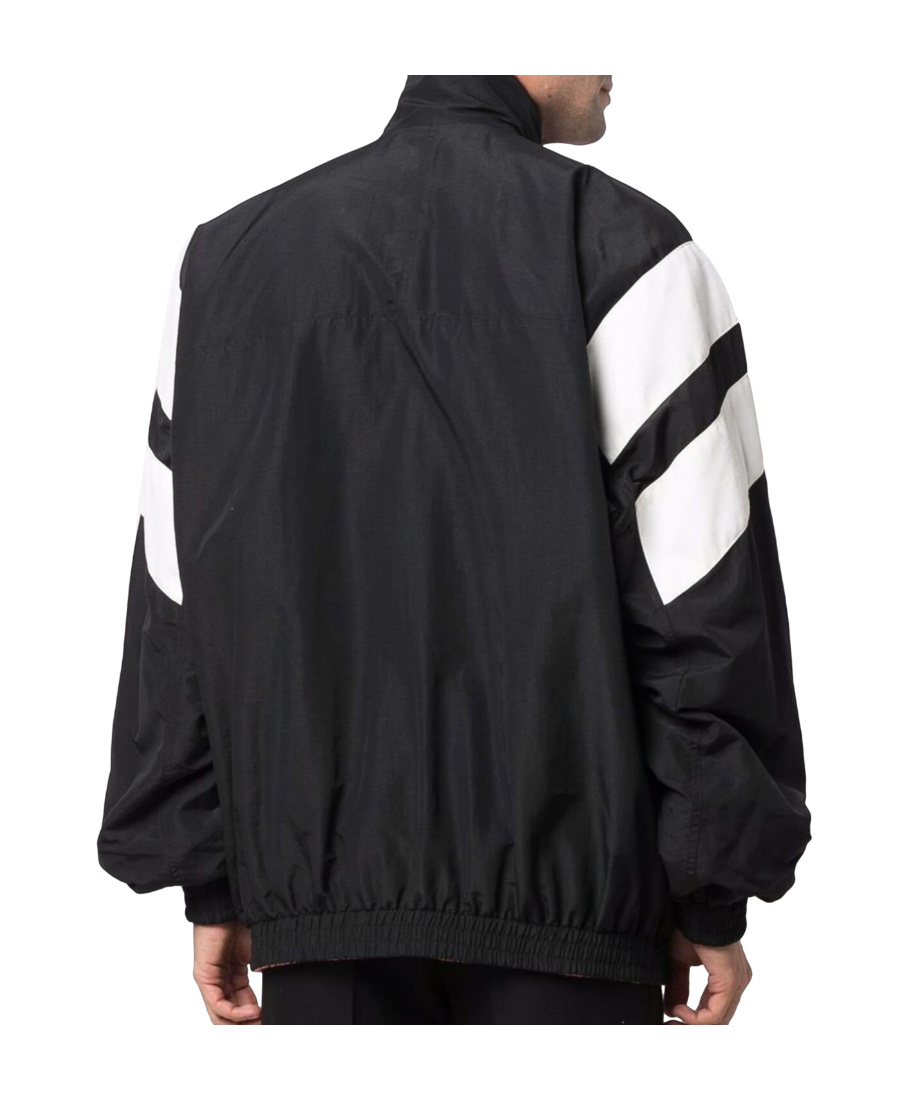 Balenciaga Double-sided Zipper Jacket In Black
