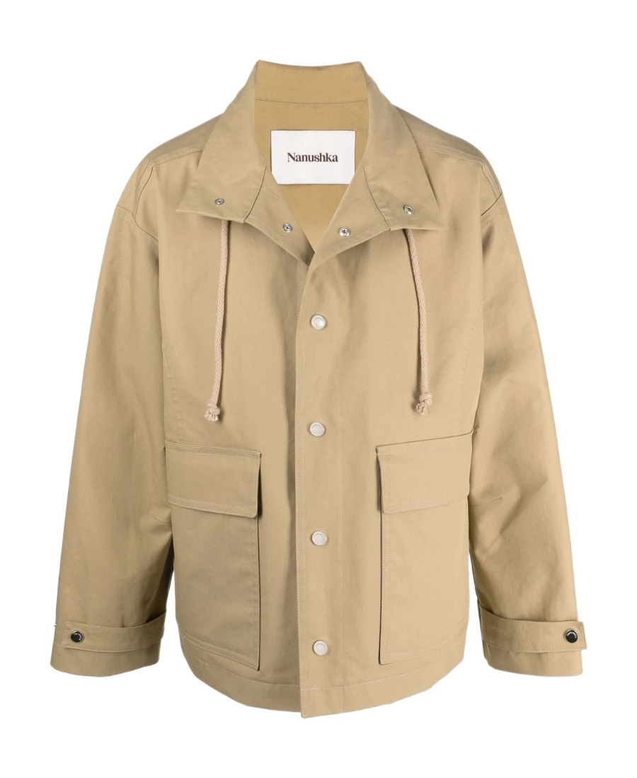 Nanushka Technical Bomber Jacket In Nude