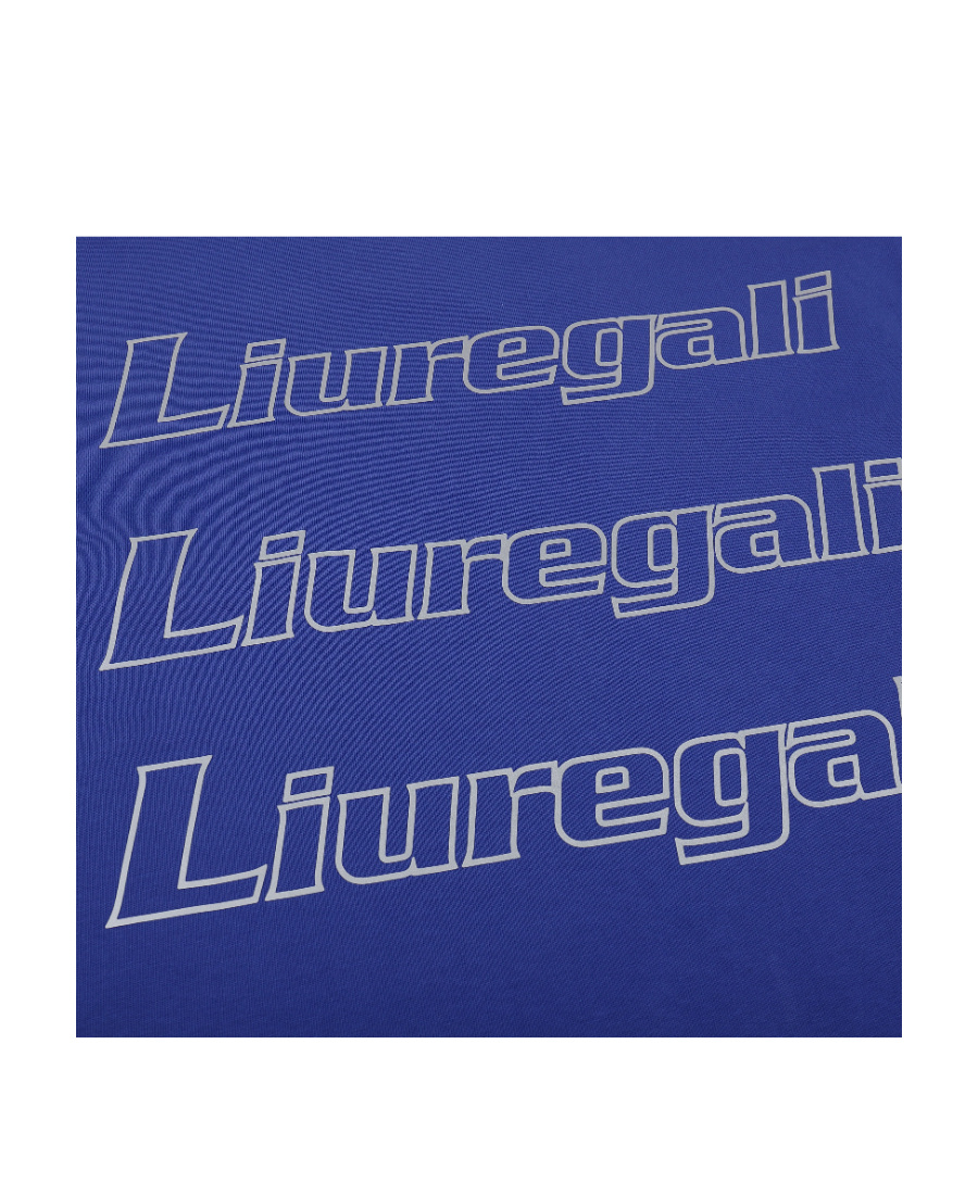 Liuregali Logo Details Short-sleeved T-shirt In Blue