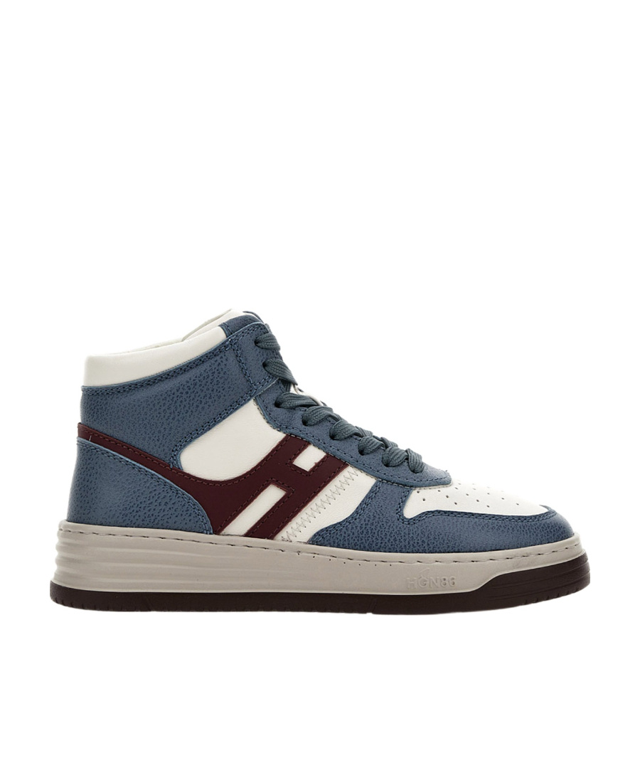 Hogan H630 Panelled High-top Sneakers In Multicolor