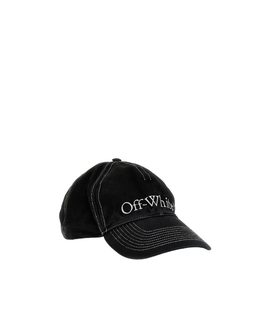 Off-white Woman Black Cotton Hat In Black