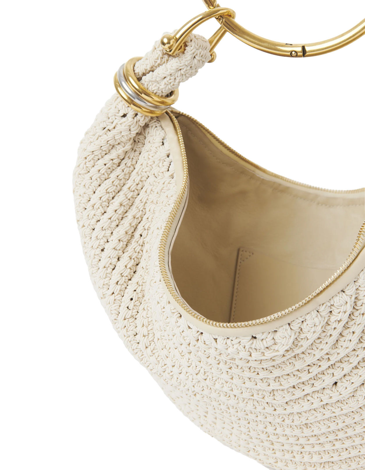 Chloé Zipper Shoulder Bag In Brown