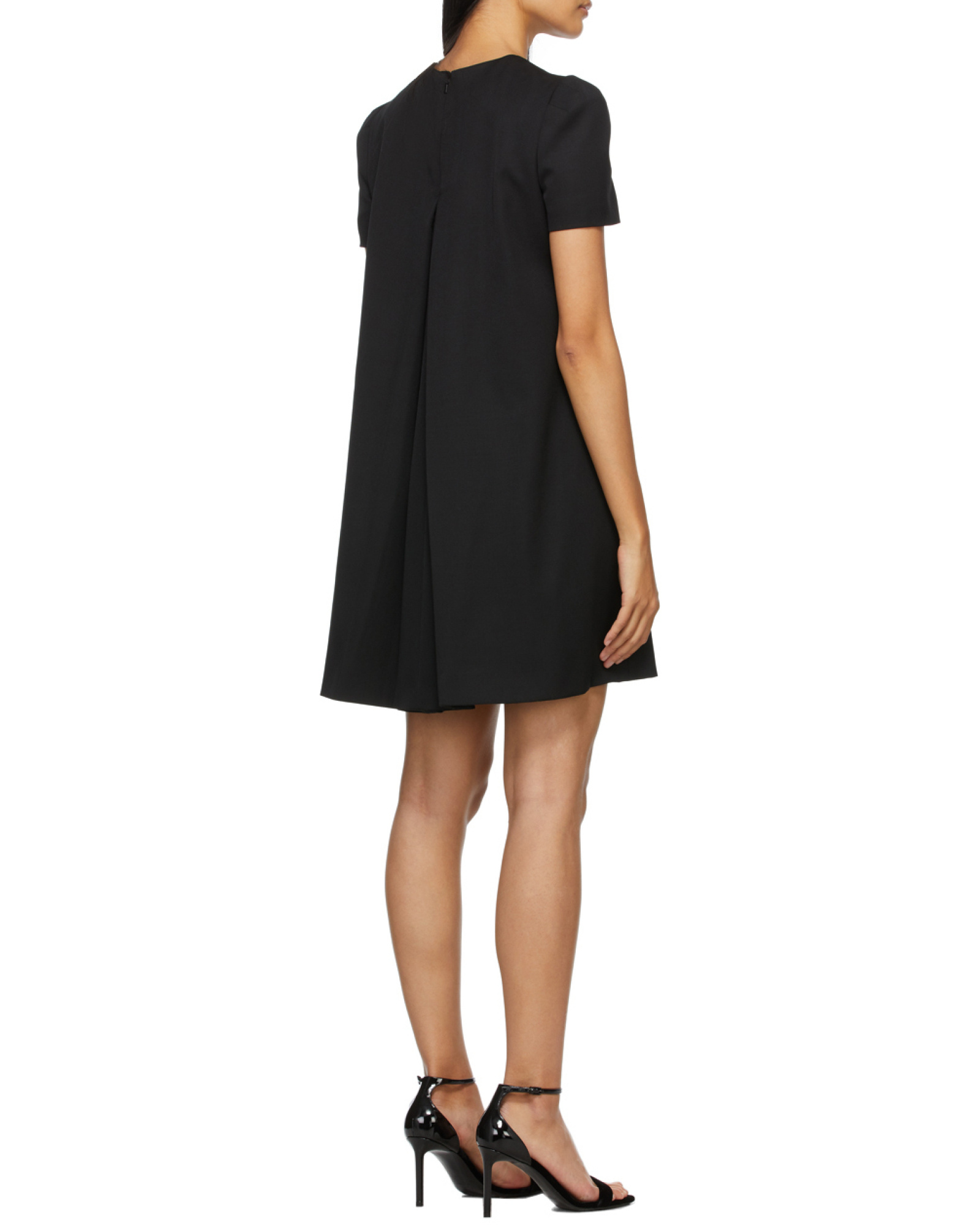 Alexander Mcqueen A-line Mini Dress In Black