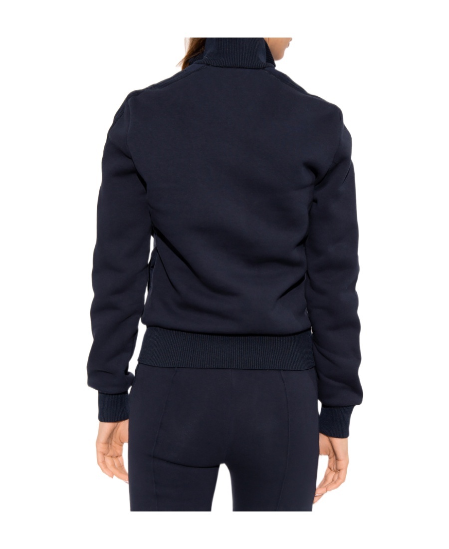 Shop Fendi Logo Patch Track Jacket In Black
