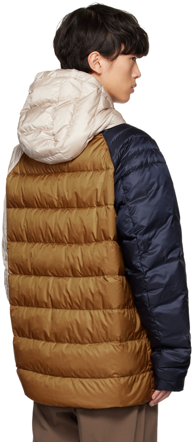 Canada Goose Double-sided Down Jacket With Logo In Brown