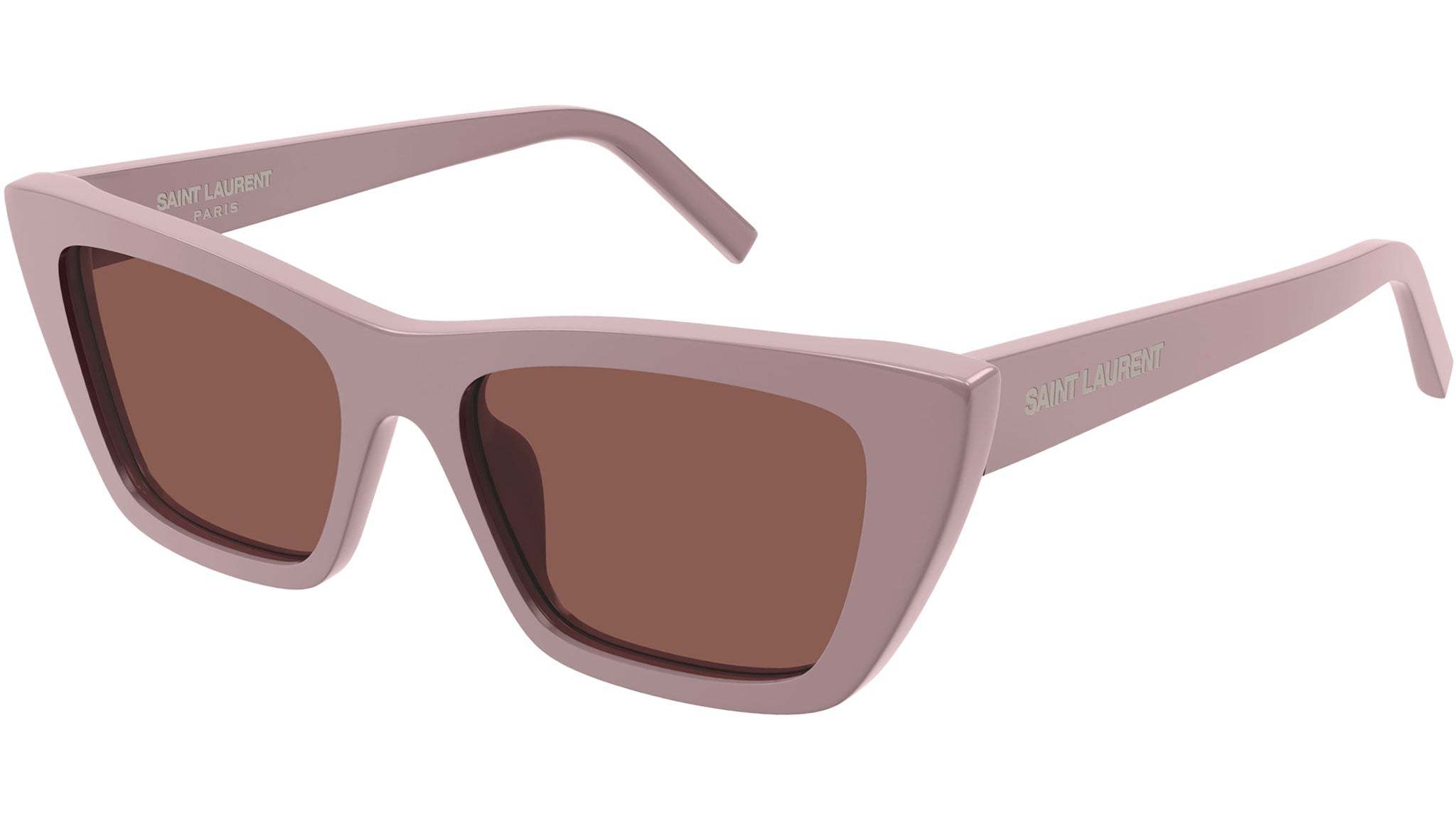 Saint Laurent Cat-eye Acetate Sunglasses In Pink