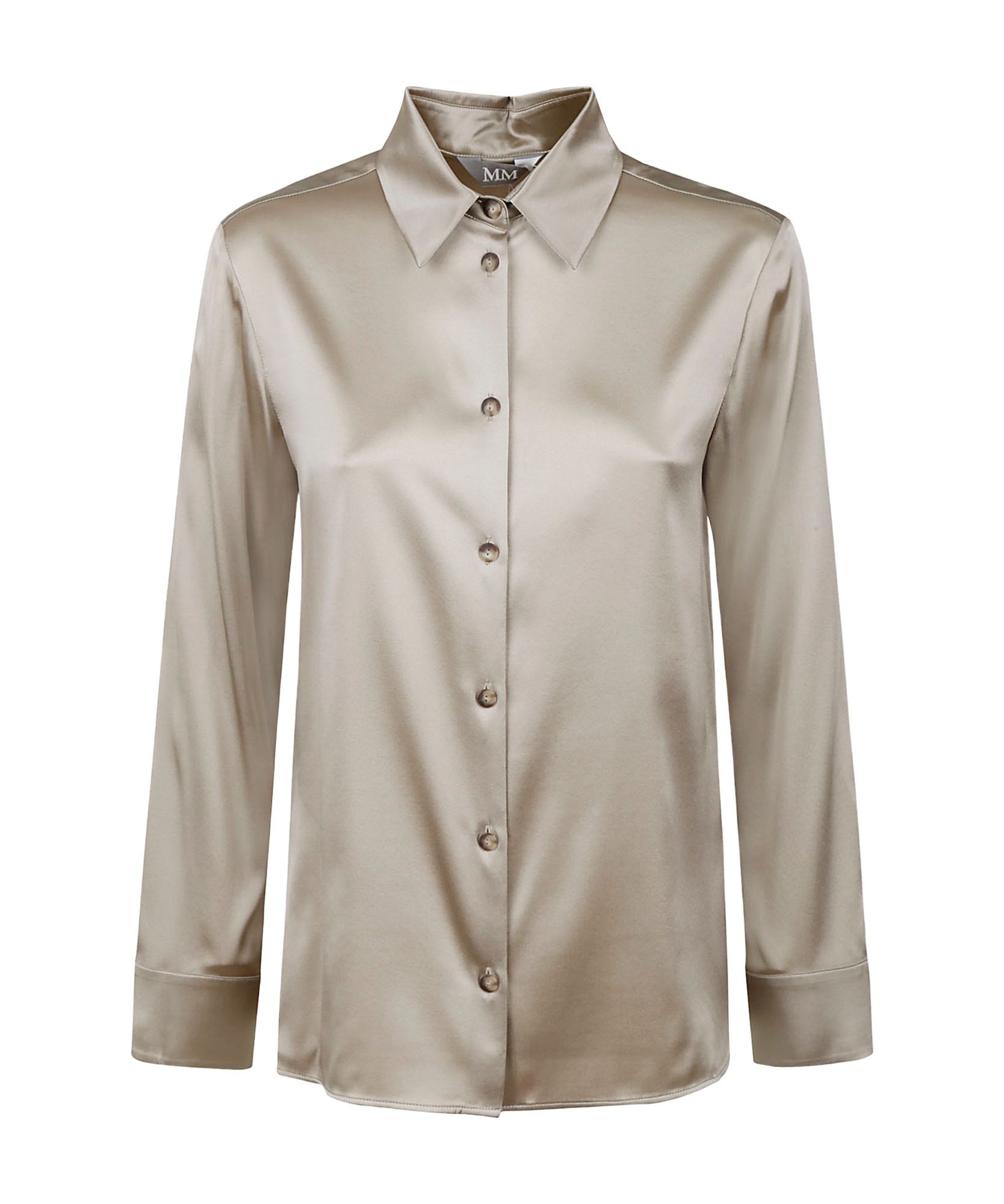 Max Mara Long Sleeve Shirt In Nude
