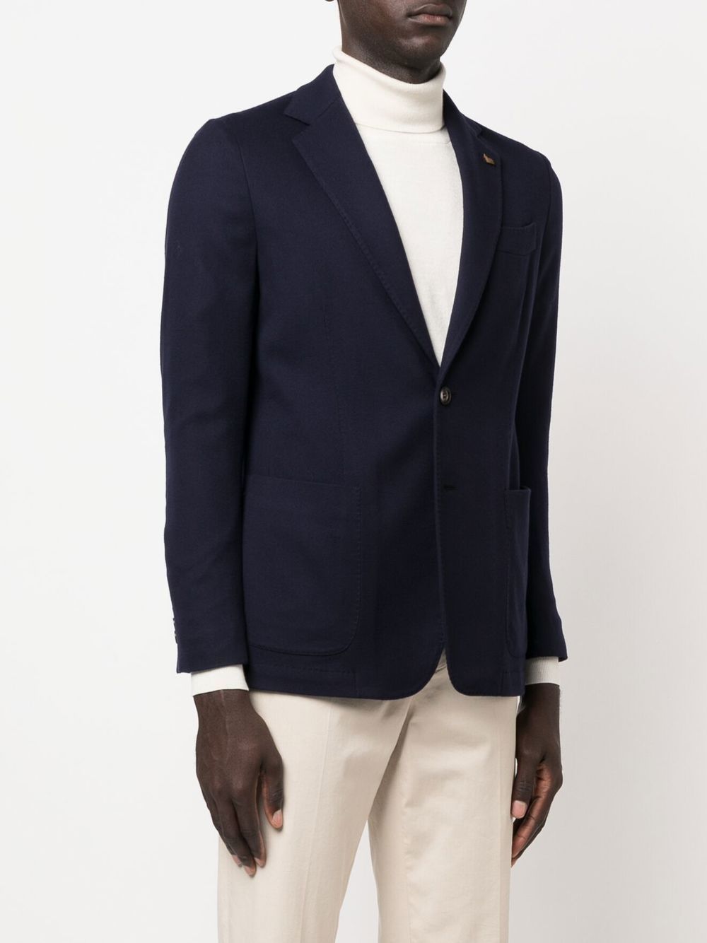 Colombo Men's Wool Single-breasted Blazer In Black