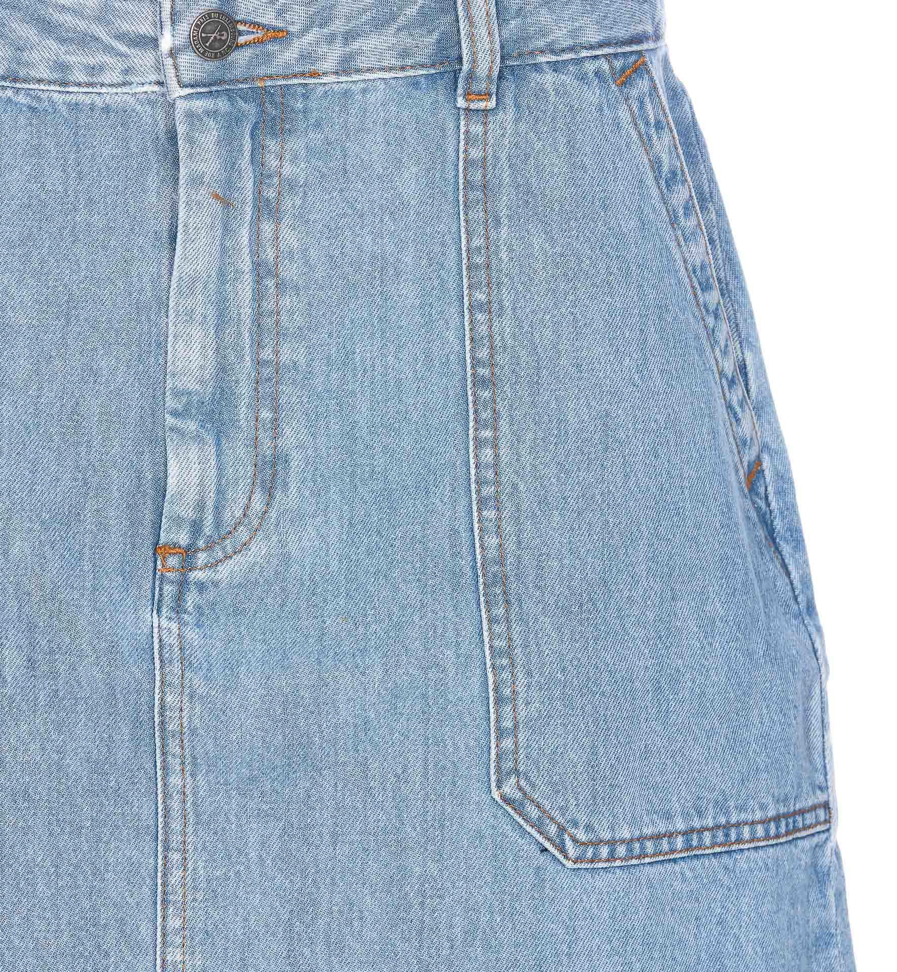 APC LÉA DENIM MINI SKIRT