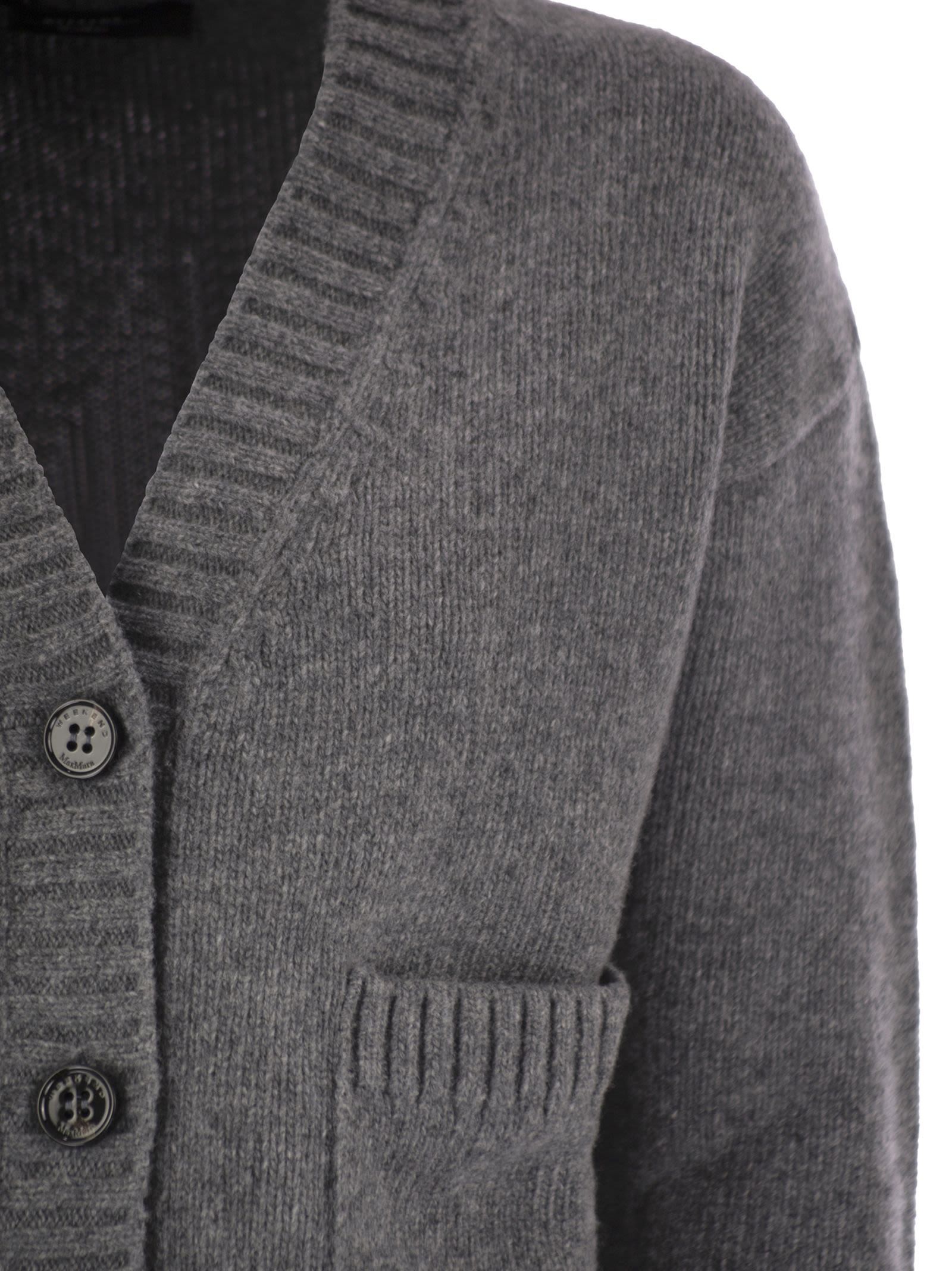 Weekend Max Mara Long-sleeved Sweater In Black