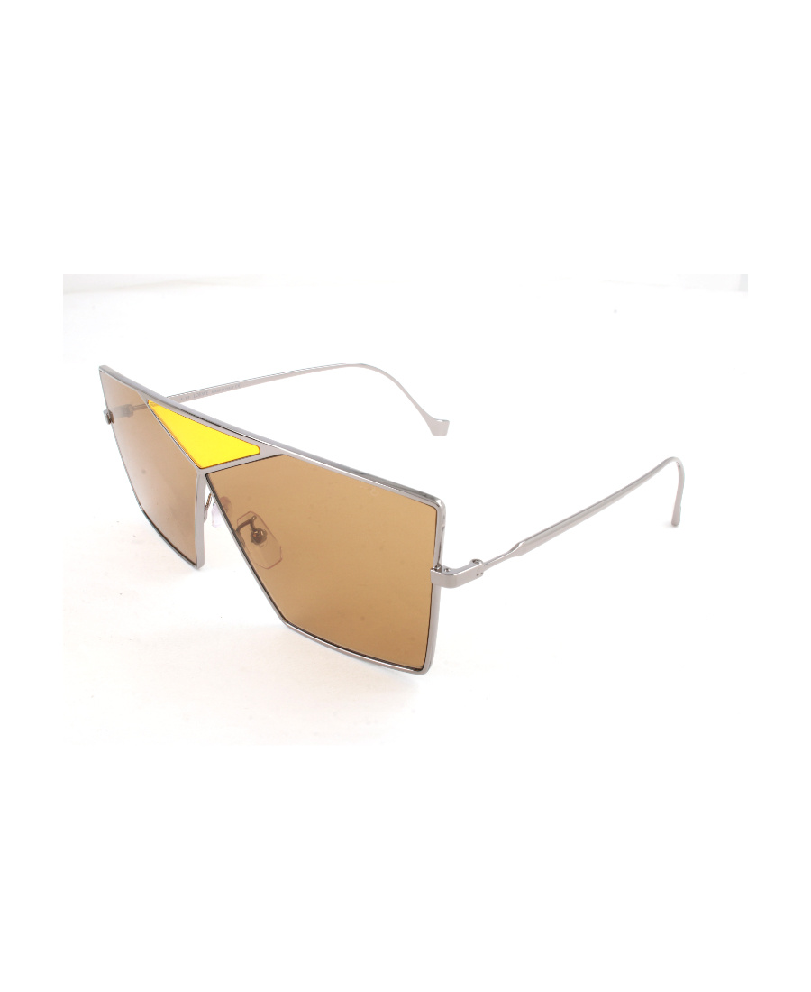Loewe Geometric Frame Sunglasses In Nude