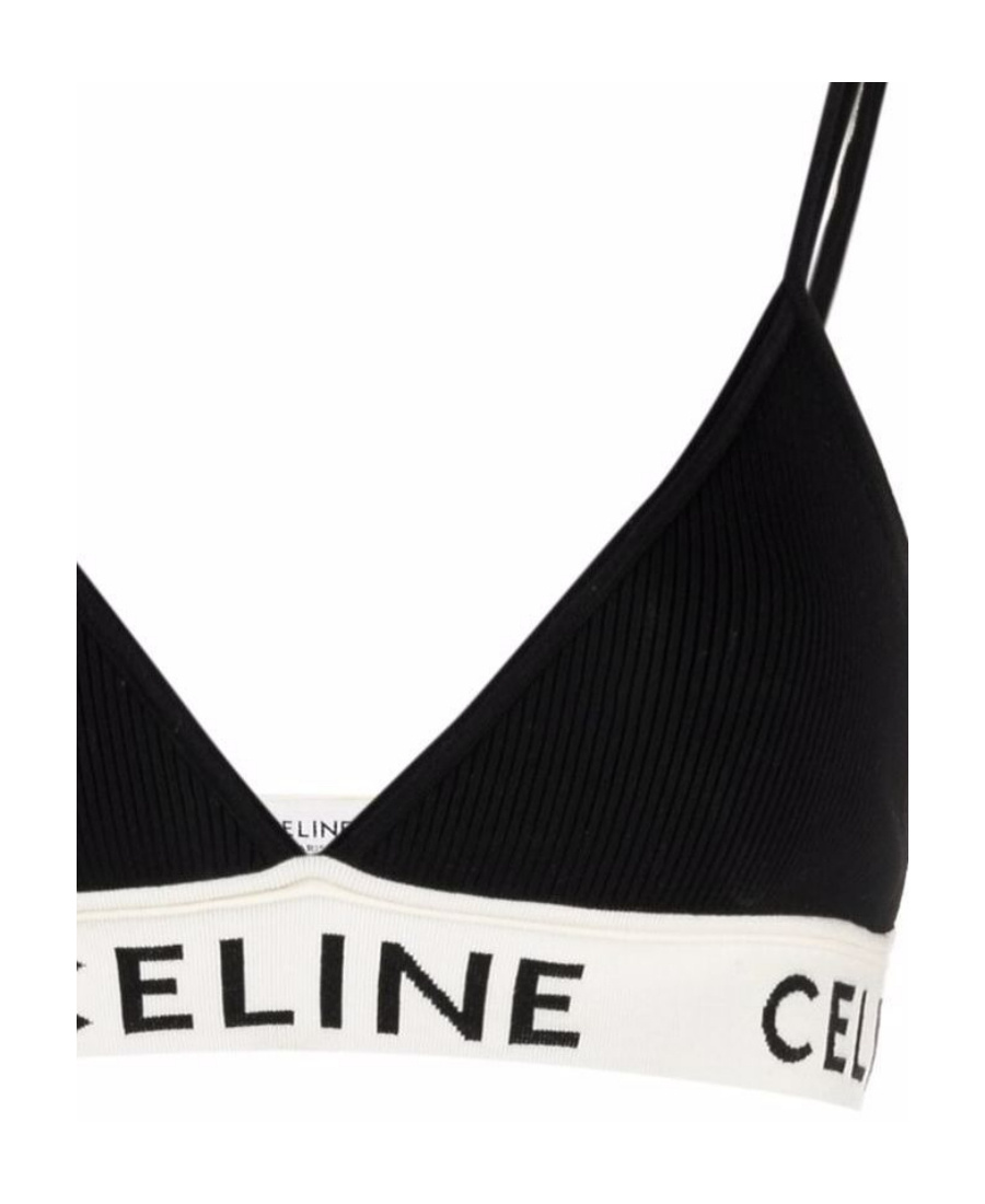 Celine Logo Underwear In Black