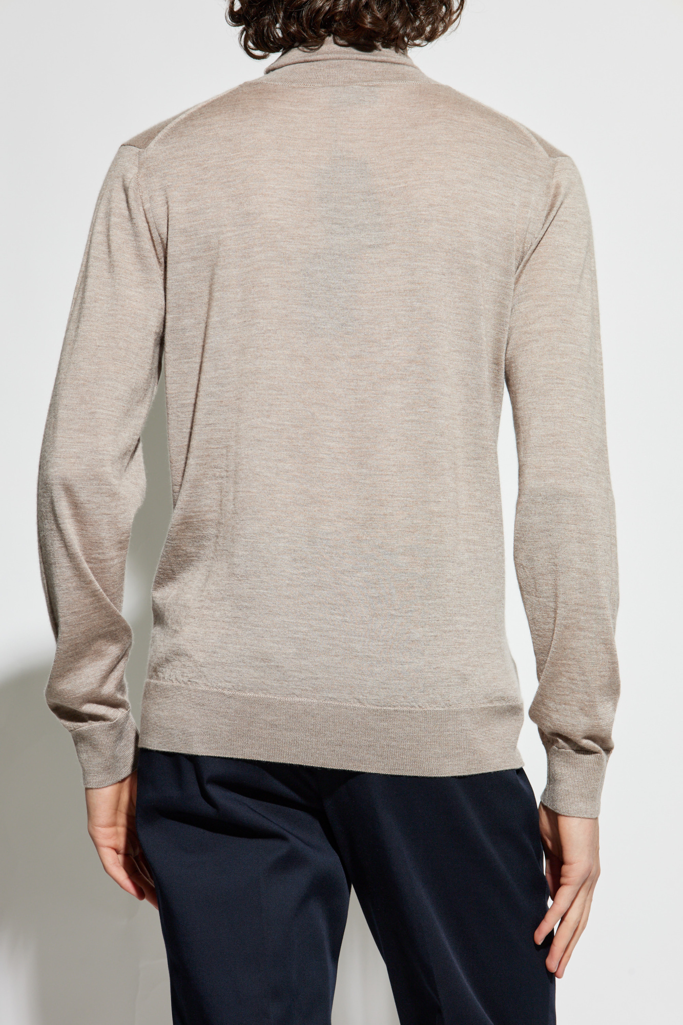Brioni Essential Turtleneck Jumper In Neutral