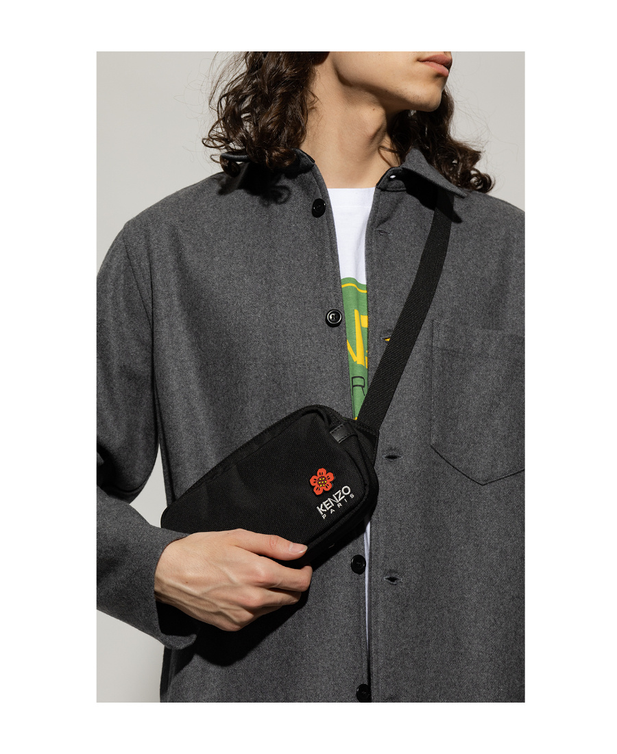 Kenzo Boke Flower Belt Bag In Black