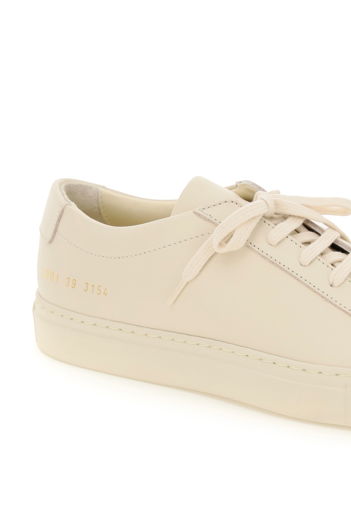 Common Projects Original Achilles Leather Sneakers In Nude