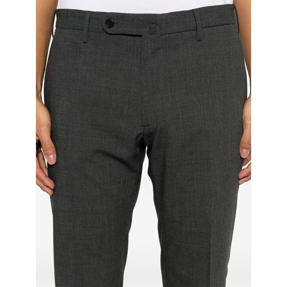 Incotex Belt-loop Casual Pants In Black