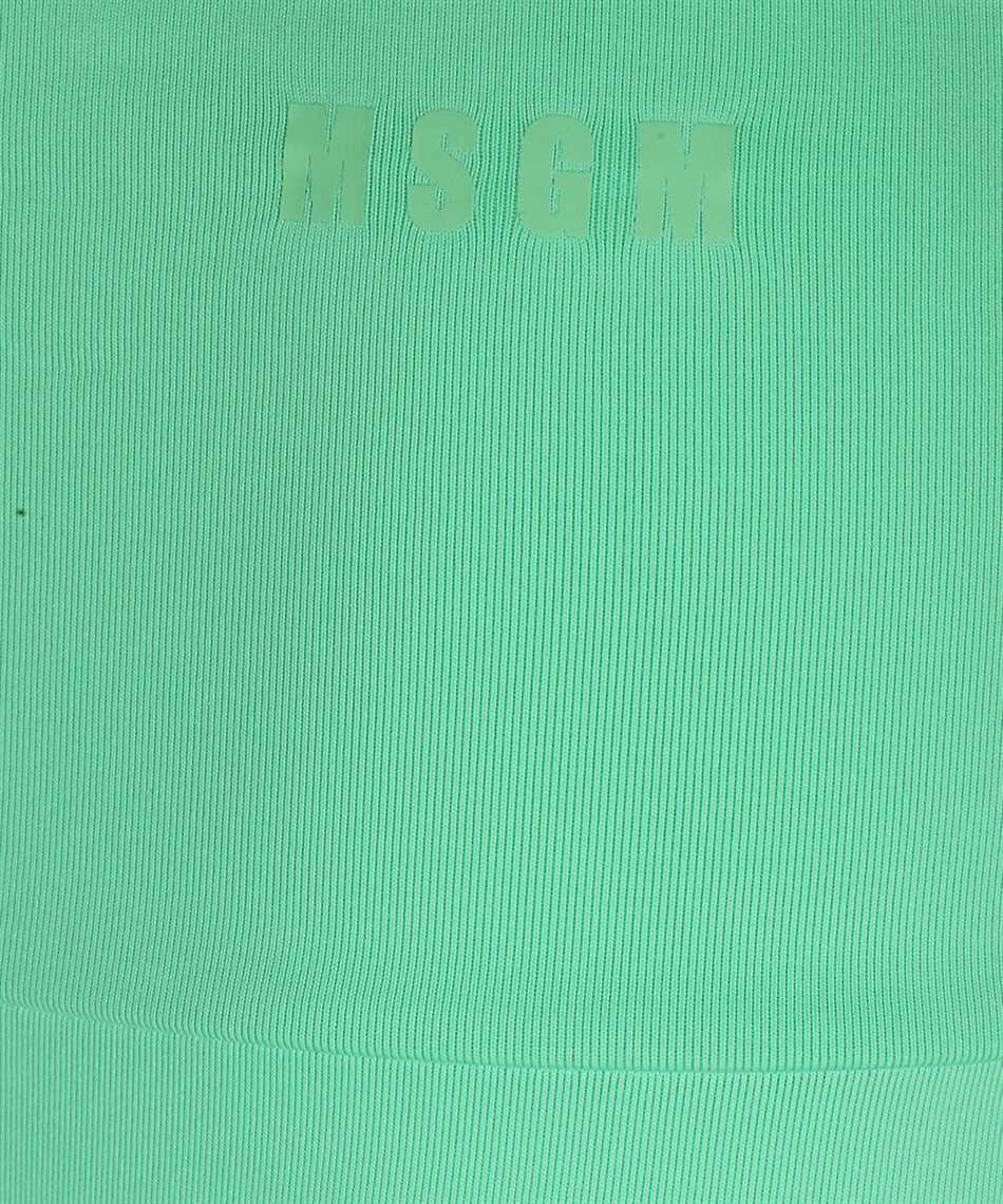 Msgm High-waist Leggings In Green