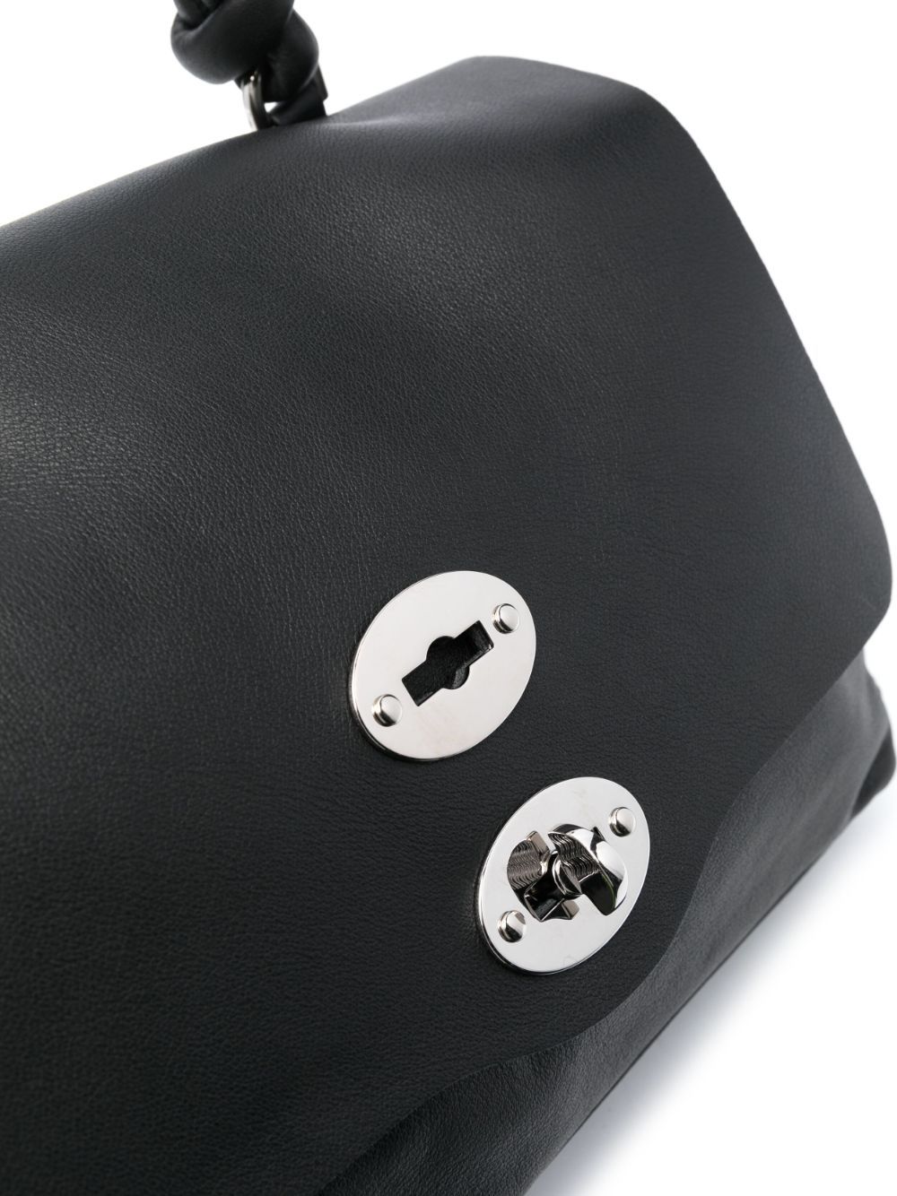 Zanellato Postina Leather Tote Bag In Black