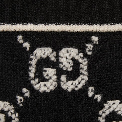 GUCCI GG JACQUARD WOOL SKIRT
